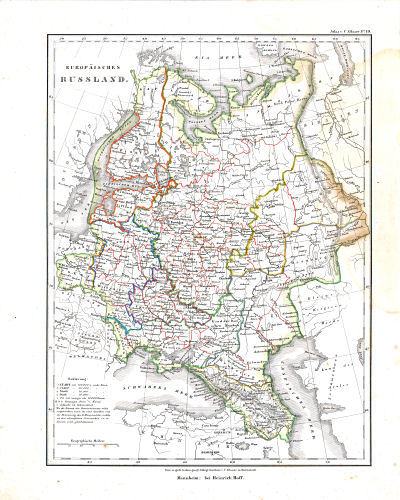 Glaser's Atlas über alle Theile der Erde (1842)
19. Europäisches Russland