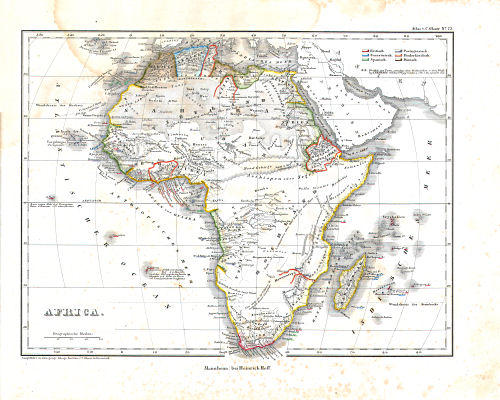 Glaser's Atlas über alle Theile der Erde (1842)
23. Africa