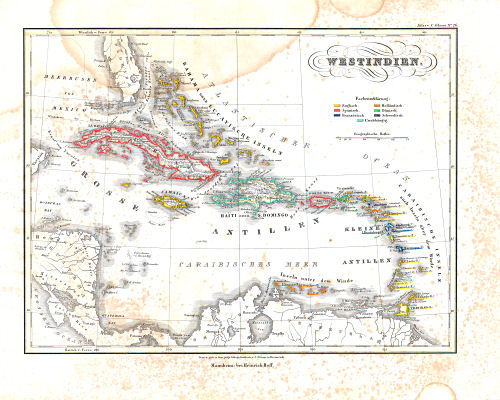 Glaser's Atlas über alle Theile der Erde (1842)
26. Westindien
