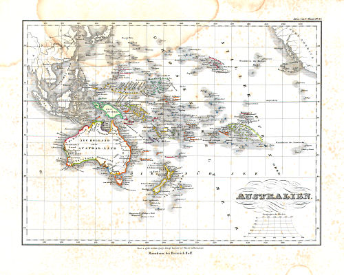 Glaser's Atlas über alle Theile der Erde (1842)
27. Australien