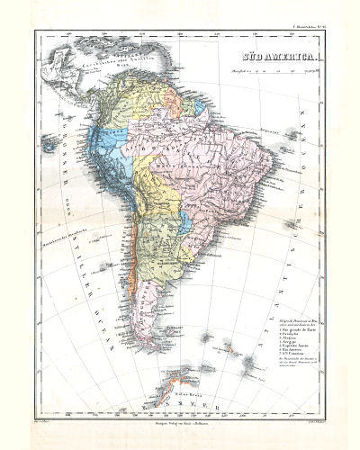 Glaser's Geographischer Hand-Atlas (1863)
25. Süd-America