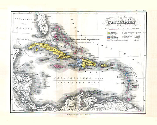 Glaser's Geographischer Hand-Atlas (1863)
26. Westindien