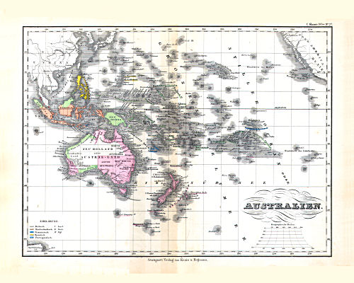 Glaser's Geographischer Hand-Atlas (1863)
27. Australien