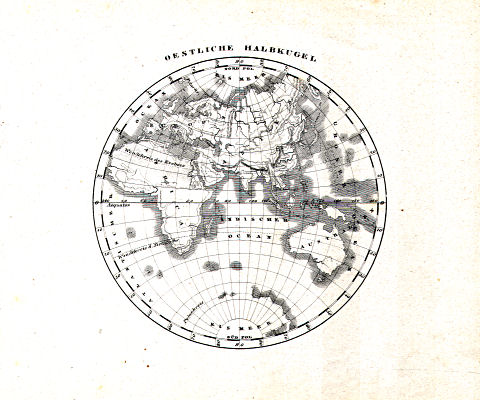 Glaser's Kleiner Atlas (ca. 1848)
2. Oestliche Halbkugel