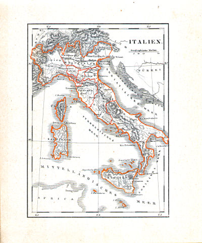 Glaser's Kleiner Atlas (ca. 1848)
13. Italien
