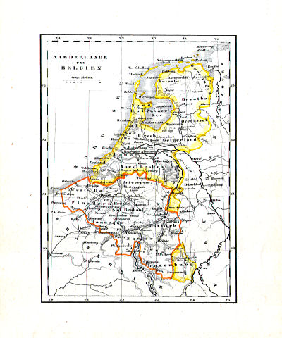 Glaser's Kleiner Atlas (ca. 1848)
16. Niederlande und Belgien