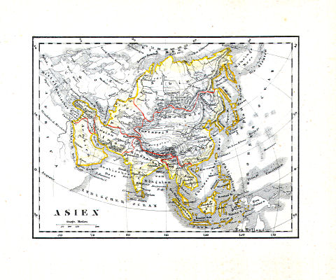 Glaser's Kleiner Atlas (ca. 1848)
21. Asien
