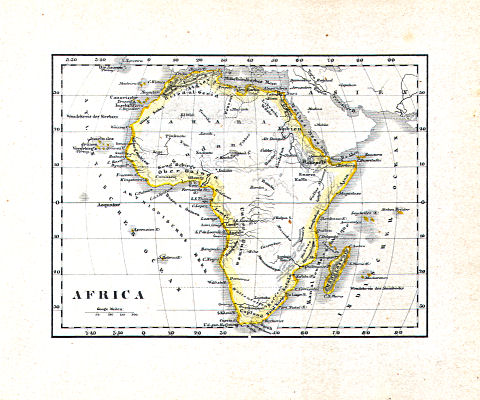 Glaser's Kleiner Atlas (ca. 1848)
22. Africa