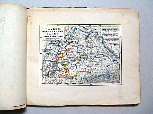 Glaser's Kleiner Atlas (ca. 1860)
9. Bayern, Württemberg, Baden, Hohenzollern