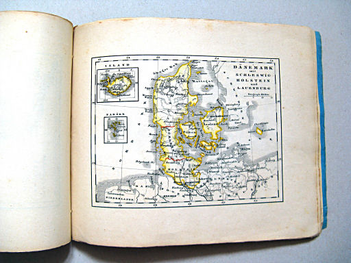 Glaser's Kleiner Atlas (ca. 1860)
17. Dänemark mit Schleswig, Holstein und Lauenburg
