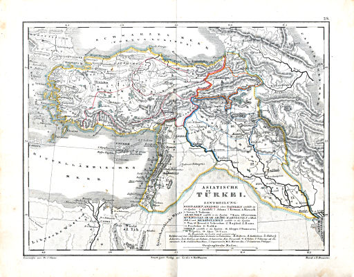 Dr. Carl Glaser's Schul-Atlas (1854)
28. Asiatische Türkei