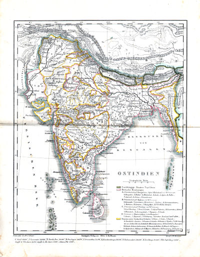 Dr. Carl Glaser's Schul-Atlas (1854)
29. Ostindien