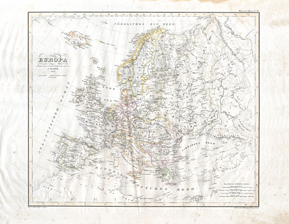 Glaser's Vollständiger Atlas (1840)
7. Europa