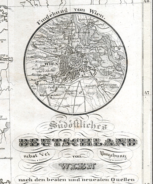 Glaser's Vollständiger Atlas (1840)
16a. Umgebung von Wien