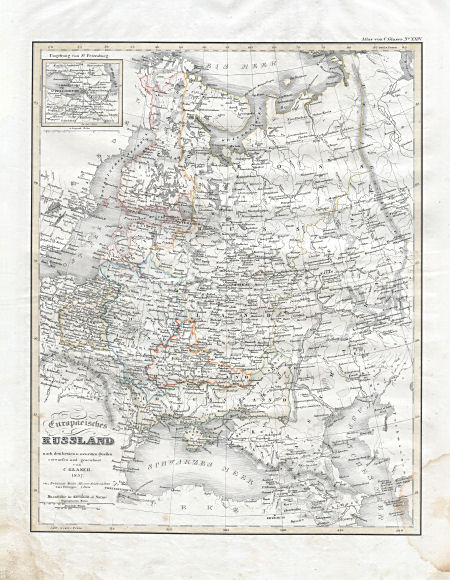 Glaser's Vollständiger Atlas (1840)
24. Europaeisches Russland