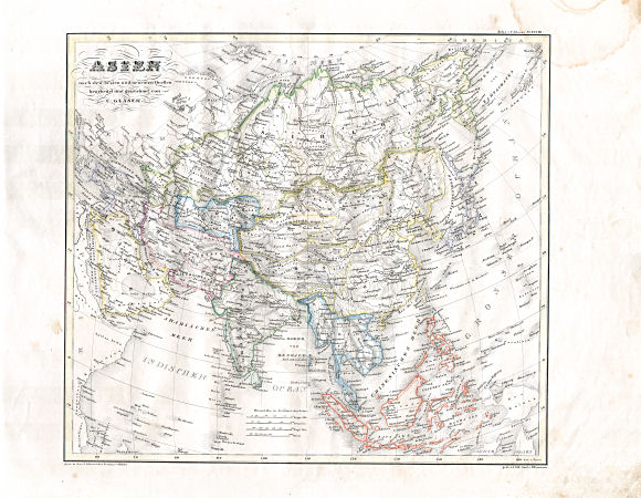 Glaser's Vollständiger Atlas (1840)
28. Asien
