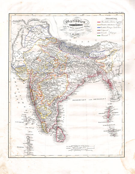 Glaser's Vollständiger Atlas (1840)
29. Ostindien im engeren Sinne