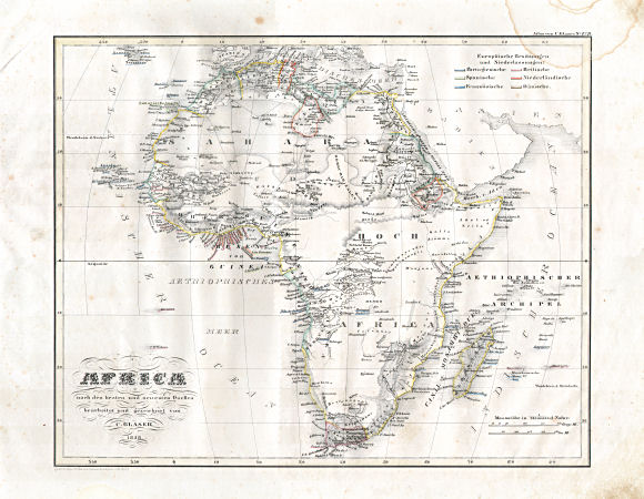 Glaser's Vollständiger Atlas (1840)
31. Africa