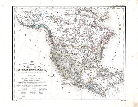 Glaser's Vollständiger Atlas (1840)
32. Nord-America