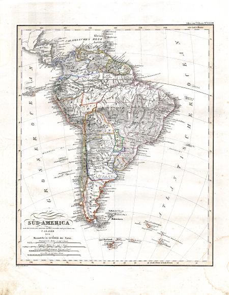Glaser's Vollständiger Atlas (1840)
33. Süd-America