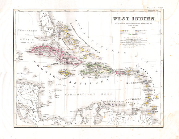 Glaser's Vollständiger Atlas (1840)
35. West Indien