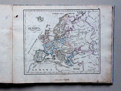 Leske, Vollständiger Schulatlas, ca. 1832
III. Europa