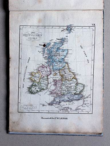 Leske, Vollständiger Schulatlas, ca. 1832
VII. Die Britischen Inseln