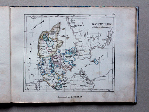 Leske, Vollständiger Schulatlas, ca. 1832
IX. Dänemark mit Holstein u. Lauenburg