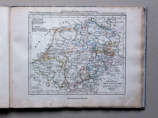 Leske, Vollständiger Schulatlas, ca. 1832
XI. Nordwestl. Deutschland nebst Holland und Belgien