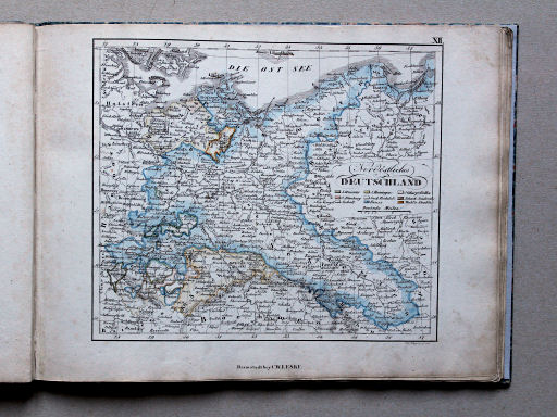 Leske, Vollständiger Schulatlas, ca. 1832
XII. Nordöstliches Deutschland