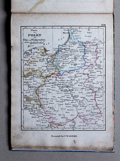 Leske, Vollständiger Schulatlas, ca. 1832
XVII. Charte von Polen und Ost- und Westpreussen