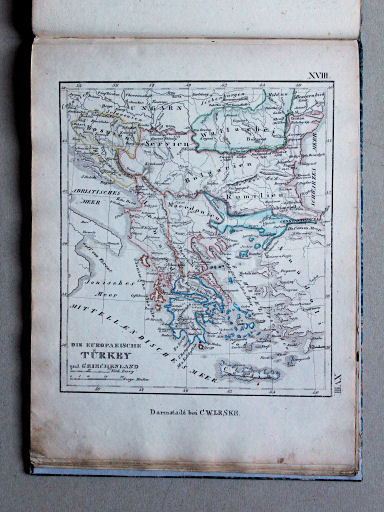Leske, Vollständiger Schulatlas, ca. 1832
XVIII. Europaeische Türkey und Griechenland