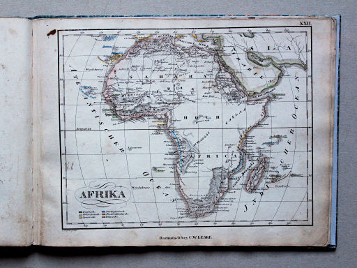 Leske, Vollständiger Schulatlas, ca. 1832
XXII. Afrika