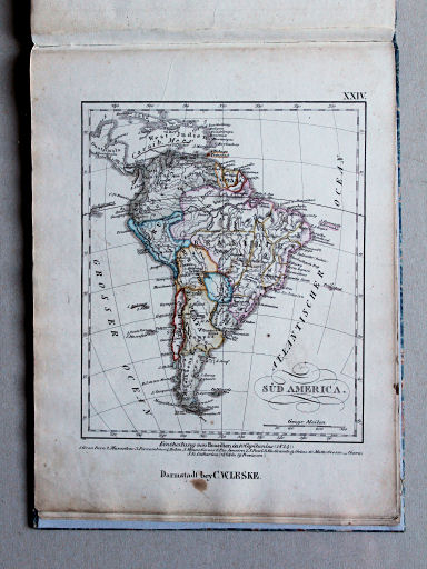Leske, Vollständiger Schulatlas, ca. 1832
XXIV. Süd America