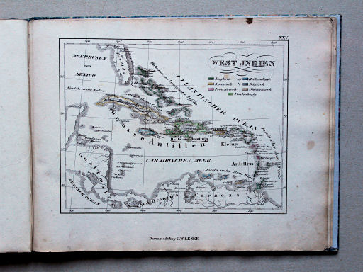 Leske, Vollständiger Schulatlas, ca. 1832
XXV. West Indien