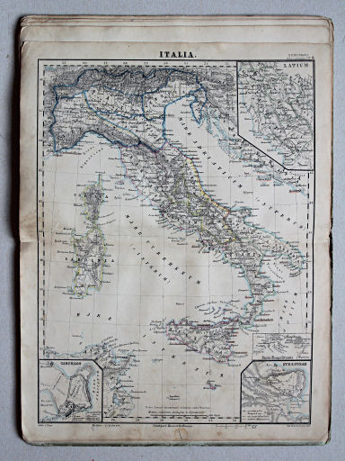 Rheinhard, Atlas Orbis antiqui, 1863
9. Italia