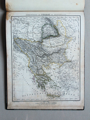 Grimm, Atlas, 1836
12. Siebenbürgen, die Türkey und Griechenland