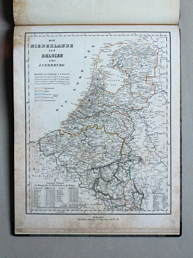 Grimm, Atlas, 1836
15. Die Niederlande und Belgien nebst Luxemburg