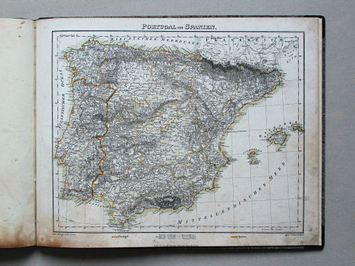 Grimm, Atlas, 1836
17. Portugal und Spanien