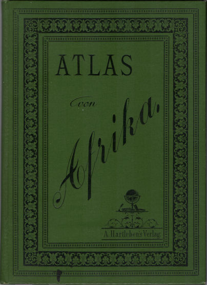 Hartleben's Atlas von Afrika (1886)
Voorkant band