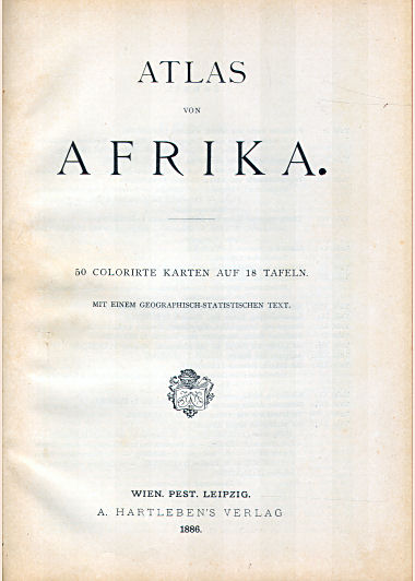Hartleben's Atlas von Afrika (1886)
Titelpagina / Title page
