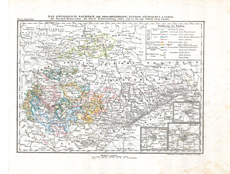 Woerl: Atlas über alle Theile der Erde, 1838
11. Das Königreich Sachsen ...