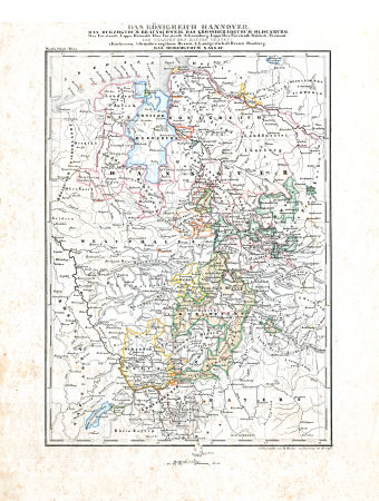Woerl: Atlas über alle Theile der Erde, 1838
12. Das Königreich Hannover ...