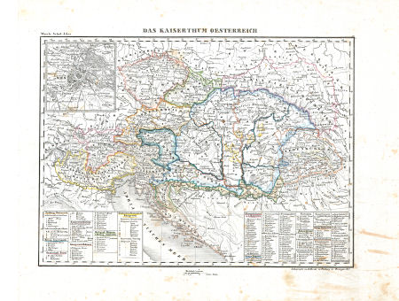 Woerl: Atlas über alle Theile der Erde, 1838
13. Das Kaiserthum Oesterreich