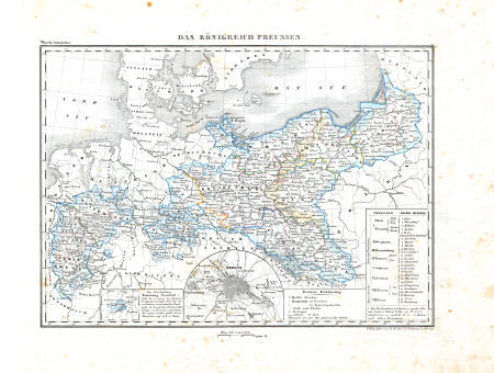 Woerl: Atlas über alle Theile der Erde, 1838
14. Das Königreich Preussen