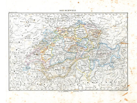 Woerl: Atlas über alle Theile der Erde, 1838
15. Die Schweiz