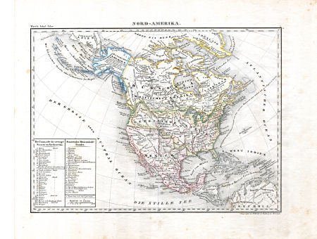 Woerl: Atlas über alle Theile der Erde, 1838
21. Nord-Amerika