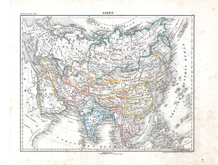 Woerl: Atlas über alle Theile der Erde, 1838
26. Asien