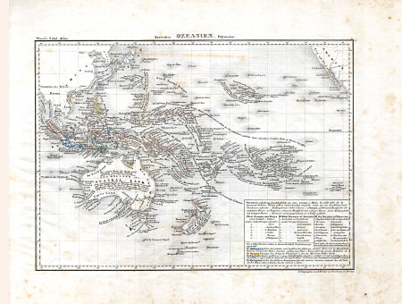 Woerl: Atlas über alle Theile der Erde, 1838
27. Ozeanien. Australien. Polynesien