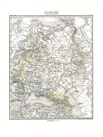 Woerl: Atlas über alle Theile der Erde, 1839 (Oestr. Ausg.)
24? (19) Russland Europäischen Antheils